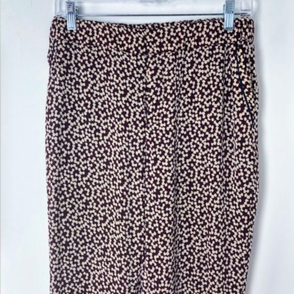 Piamita J.Crew Brigitte Silk Pants Floral Trousers - Picture 5 of 7